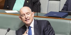 Stuart Robert during Question Time on Thursday:“I had zero involvement with this procurement and any other procurements.”