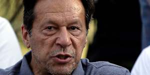 Former Pakistani Prime Minister Imran Khan.