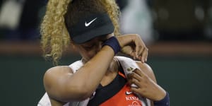 Rattled by spectator’s outburst,Osaka loses at Indian Wells