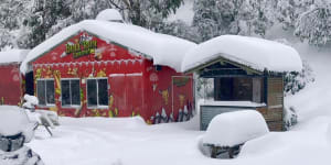 Winter wonderland:Victorian Alps blanketed with most early snow in 22 years