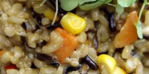 <b>Roast vegies:</b>Steven Manfredi says you can throw just about any leftover veg into his risotto<a href="http://www.goodfood.com.au/recipes/saffron-risotto-with-leftover-roast-vegetables-20111120-29u81"><b>(Recipe here).</b></a>