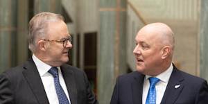 Prime Minister Anthony Albanese and his New Zealand counterpart Christopher Luxon.
