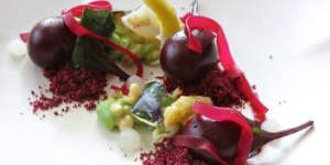 A beetroot dish from Bentley.