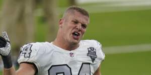 Las Vegas Raider comes out as first active gay NFL player