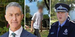 WA education Minister Tony Buti,WA Police Commissioner Col Blanch,the 16-year-old student shot dead by police after a stabbing attack. Picture:WAtoday
