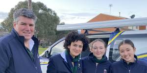 The hottest ticket at this high-achieving private school? The volunteer food van