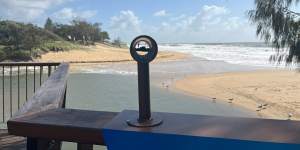 You can view the site of the Caloundra wreck through a telescope at a new display.