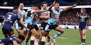 NRL finals as it happened:Sharks snap finals losing streak with victory over the Cowboys