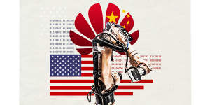 Robots,electric cars and face-scanners:China and the US vie to build the future