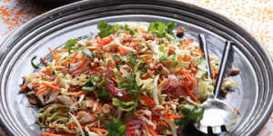 Vietnamese chicken coleslaw.