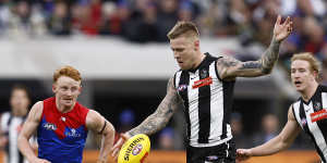 Jordan De Goey has again attracted unwanted headlines for the Magpies