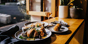 Wild,housed in a former country fire station,has generous windows that open to the street.