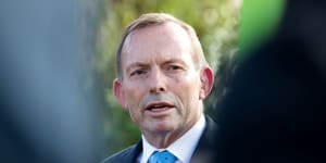 Former prime minister Tony Abbott said his predecessor Bob Hawke had"a Labor heart but a Liberal head".