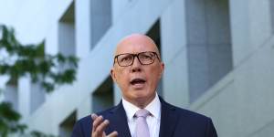 Peter Dutton singled out Sydney University and its boss Mark Scott as being responsible for the housing crisis.