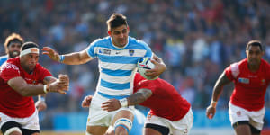 Rugby World Cup 2015:Argentina beat Tonga to bring quarter-finals in sight