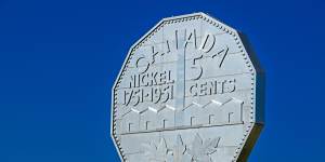 Canadian big things are the world’s dullest objects. Exhibit A:The Giant Nickel Monument in Sudbury,Ontario,