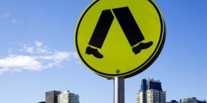 A study has identified Melbourne's most hazardous spots for pedestrians.