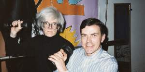 Andy Warhol and Henry Gillespie.