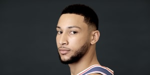 Australian NBA star Ben Simmons.