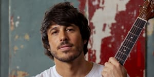 Morgan Evans,pictured at the Vic on the Park Hotel,is one of Australia’s biggest country music stars. 