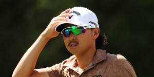 Min Woo Lee during his final round at The Australian.