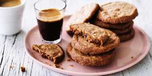 Have a batch of hazelnut and coffee biscuits on hand for when friends visit.