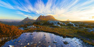 The Overland Track,starting at spectacular Cradle Mountain,is hard to beat.