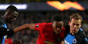 Martial helps Manchester United claim vital Europa League draw