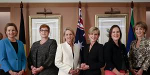 Of the six women in Malcolm Turnbull's first cabinet,one has left Parliament already,two others will leave at the election,and another resigned from the frontbench.