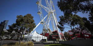 The Melbourne Star observation wheel.