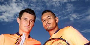 ‘I stood up for him multiple times’:Kyrgios bemused by Tomic trash talk