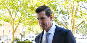 Ben Roberts-Smith at the Federal Court on Tuesday.