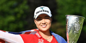 Minjee Lee won her first major tournament just before the Olympics.