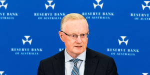 RBA governor Philip Lowe said inflation was still too high.