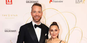 Zoe Foster-Blake with her husband,comedian and TV host Hamish Blake.