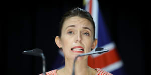 Prime Minister Jacinda Ardern announced fresh restrictions in New Zealand on Sunday,including the cancellation of her own wedding. 