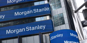 Financial giant Morgan Stanley is one of the banks facing heavy losses on their loans.