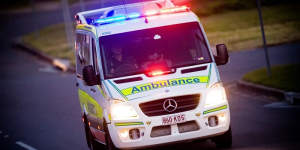 Woman rushed to hospital after bicycle and truck crash