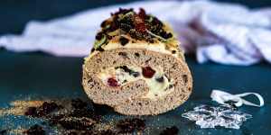 A Christmassy spin on roulade.