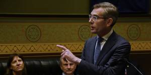 NSW Premier Dominic Perrottet during question time.