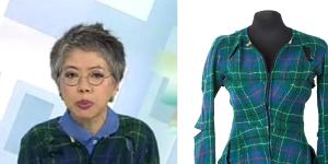 Chin on SBS,wearing a Junya Watanabe Comme des Garcons jacket,which will be available for auction.
