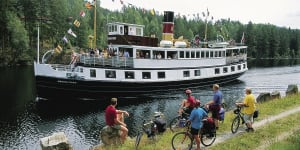 Norway:A canal boat ride in the Telemark region is like being in a fairytale