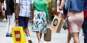 Shoppers turn away from household goods but overall spending surges