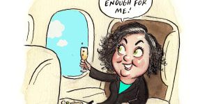 RyanAir:Teal means business when she flies to Canberra
