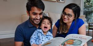 Hussain Ali says skills he has learned as stay-home father to son Sebastian,while his wife Roesia works as an aged-care doctor,will improve him as a person and professional.