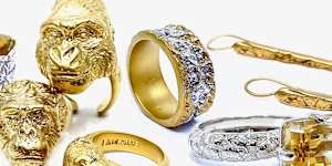 Contemporary jewellery may not involve massive diamonds and 24-carat gold,but the unique pieces – such as this collection by Lisa Roet – can still demand considerable sums.