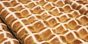 Move over Christmas,here comes Easter:Millions of hot cross buns hit shelves