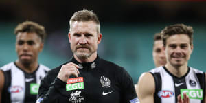 Ex-Pies coach and playing great Nathan Buckley didn’t like the booing targeted at Lance Franklin.