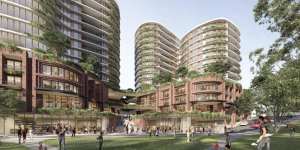 An artist’s impression of a proposed redevelopment in Turramurra,which Ku-ring-gai Council rejected in 2023.