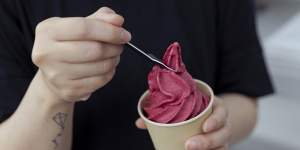 Mapo Gelato is making two flavours of soft-serve ice-cream for Domo Three Nine.